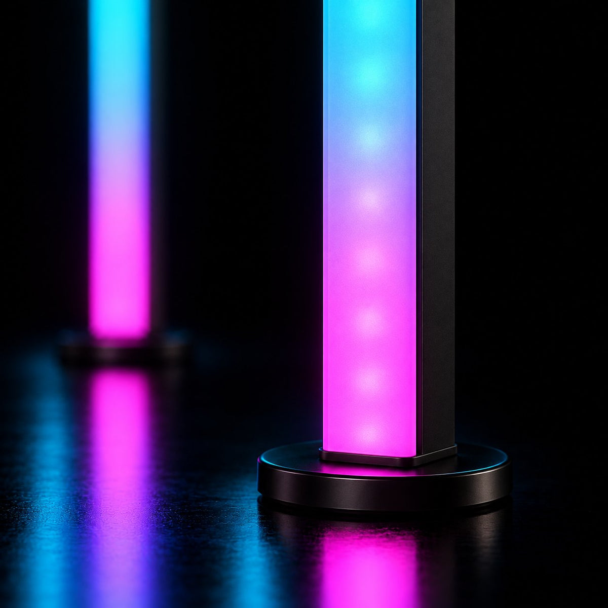 Détail du diffuseur et des zones LED