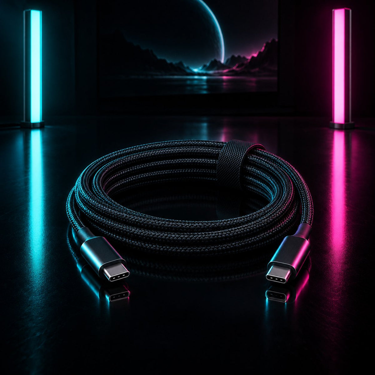 Câble USB-C tressé 2 m