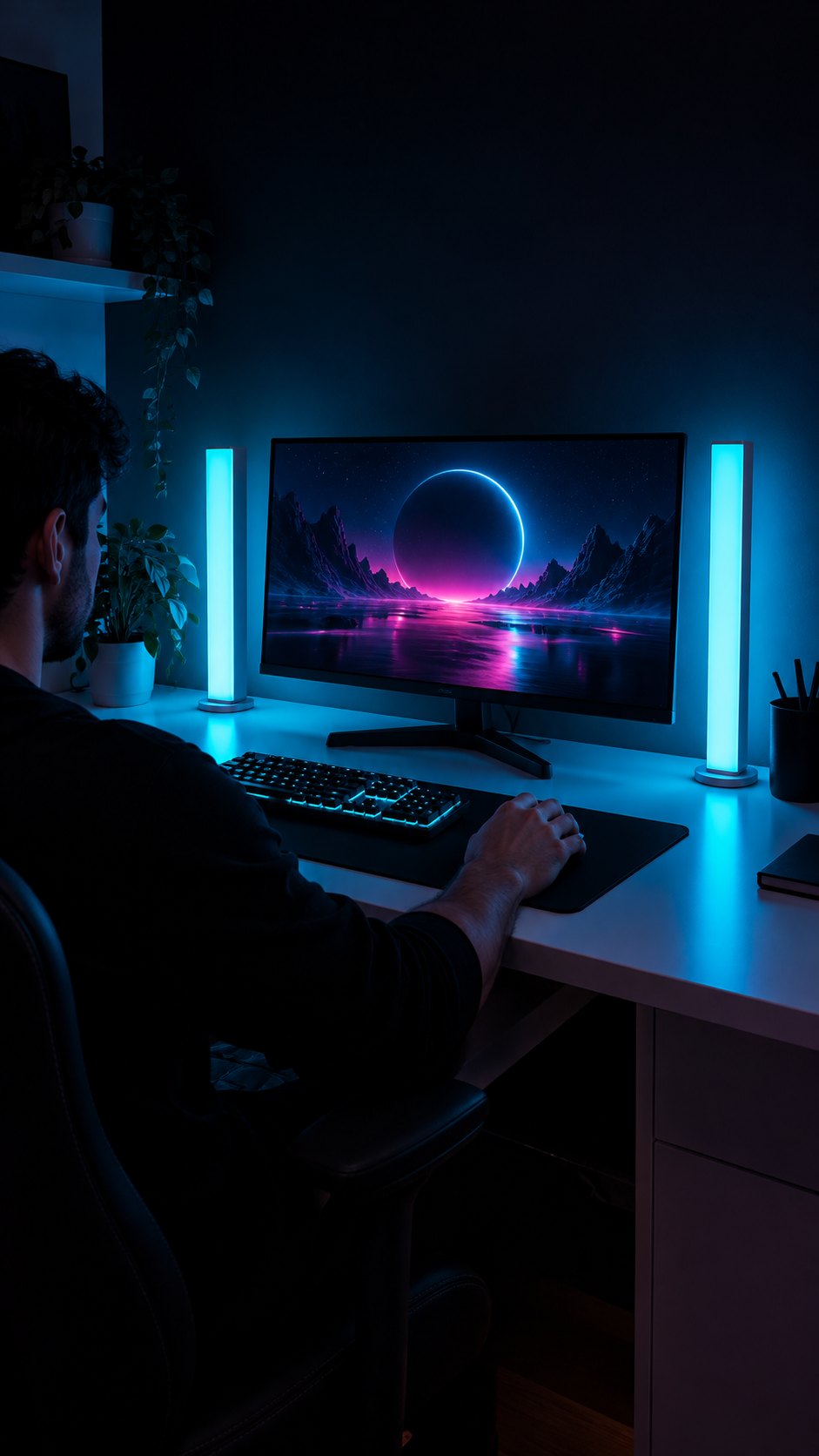 Setup client éclairé par Halo (5)